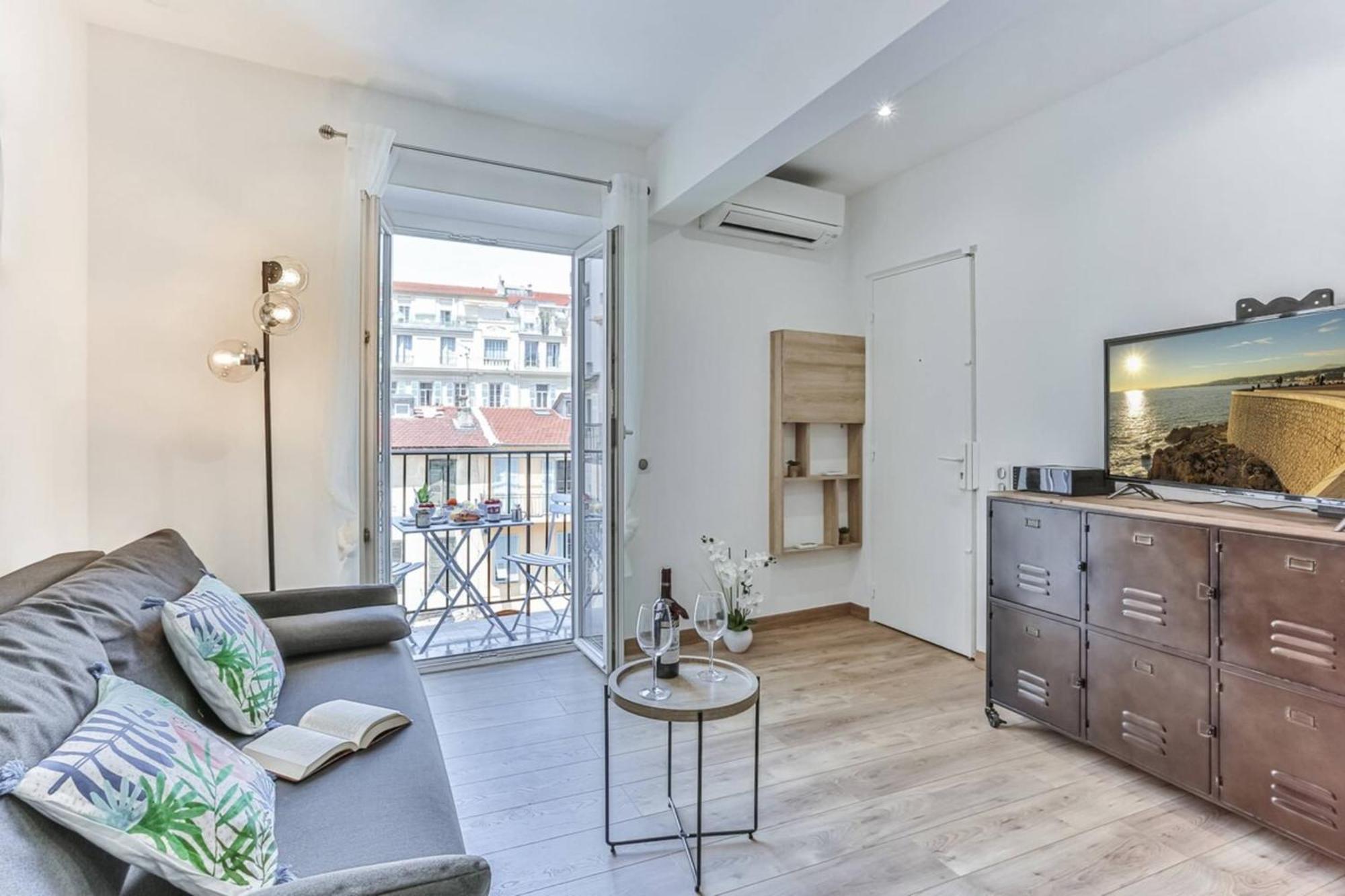 Appartamento Massena Cours - Terrasse - Zone Pietonne Nizza Esterno foto